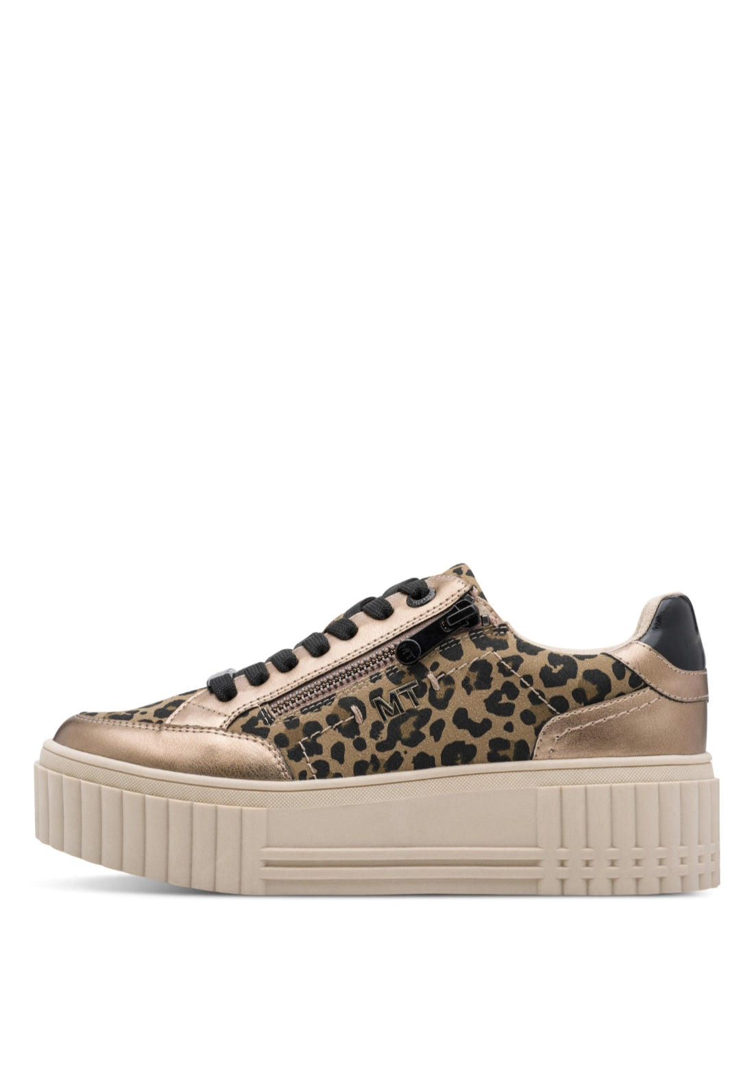 Platform Zip Chunky Trainer - Leo Dune Comb