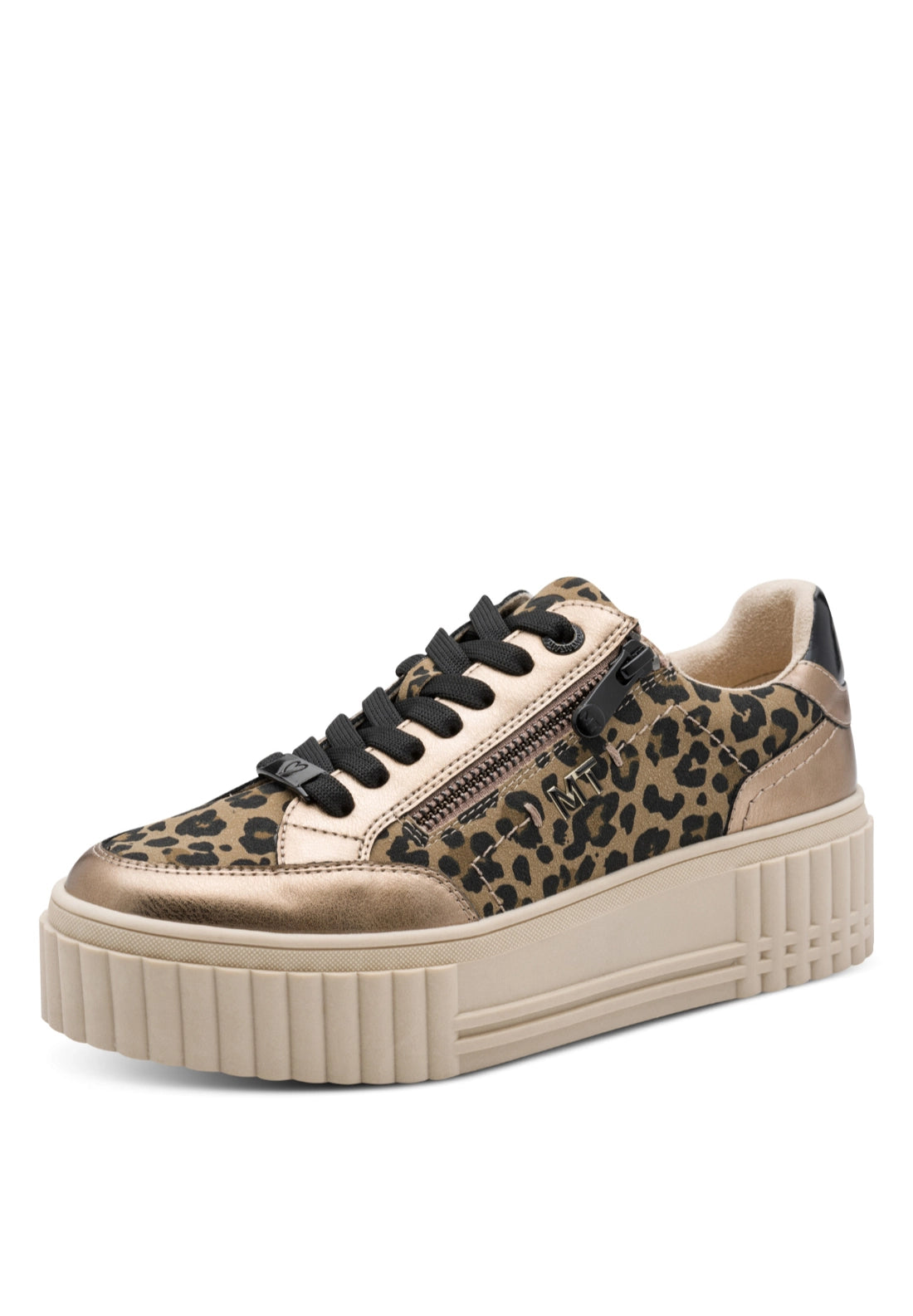 Platform Zip Chunky Trainer - Leo Dune Comb