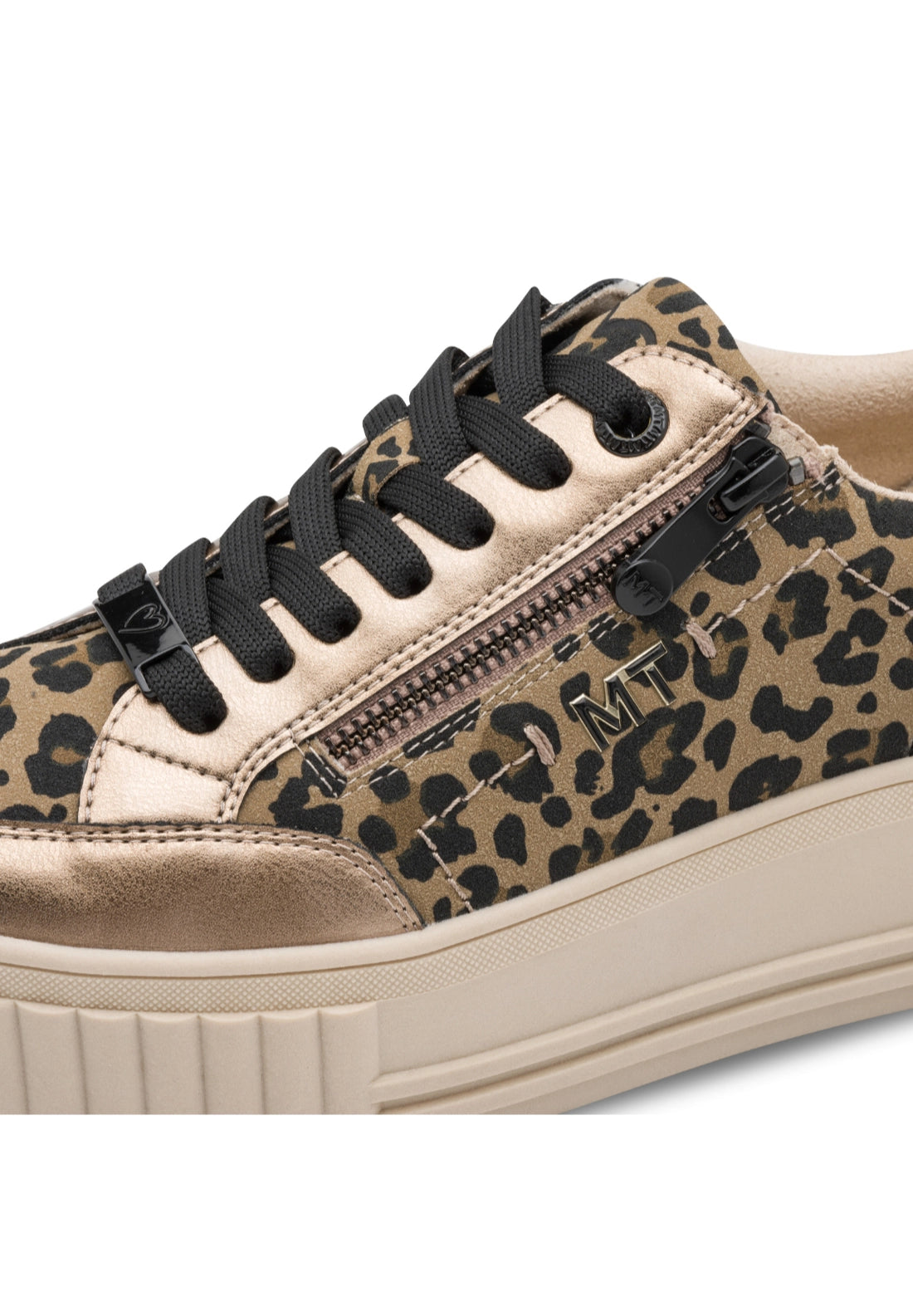 Platform Zip Chunky Trainer - Leo Dune Comb