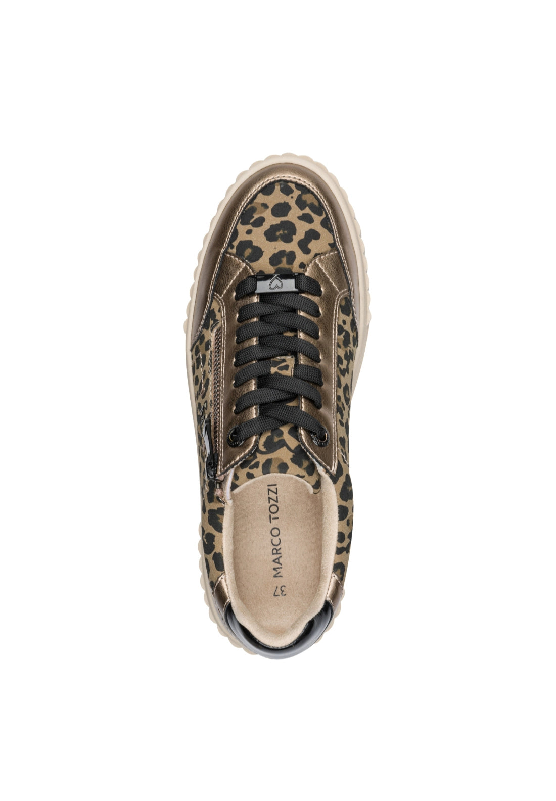 Platform Zip Chunky Trainer - Leo Dune Comb