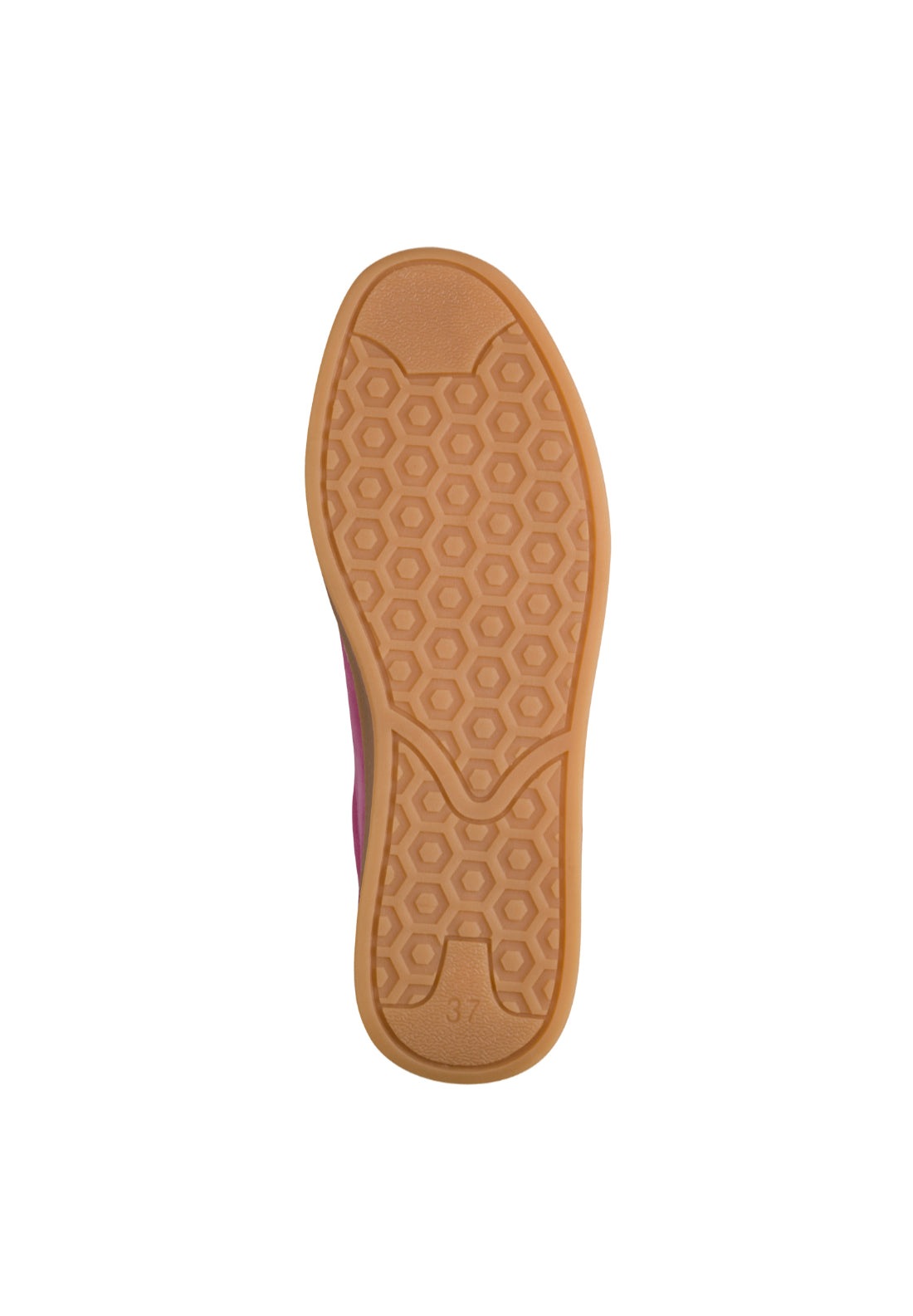 Marco Tozzi Two Side Stripe Zip Trainer - Pink Comb 6 Shaws Department Stores