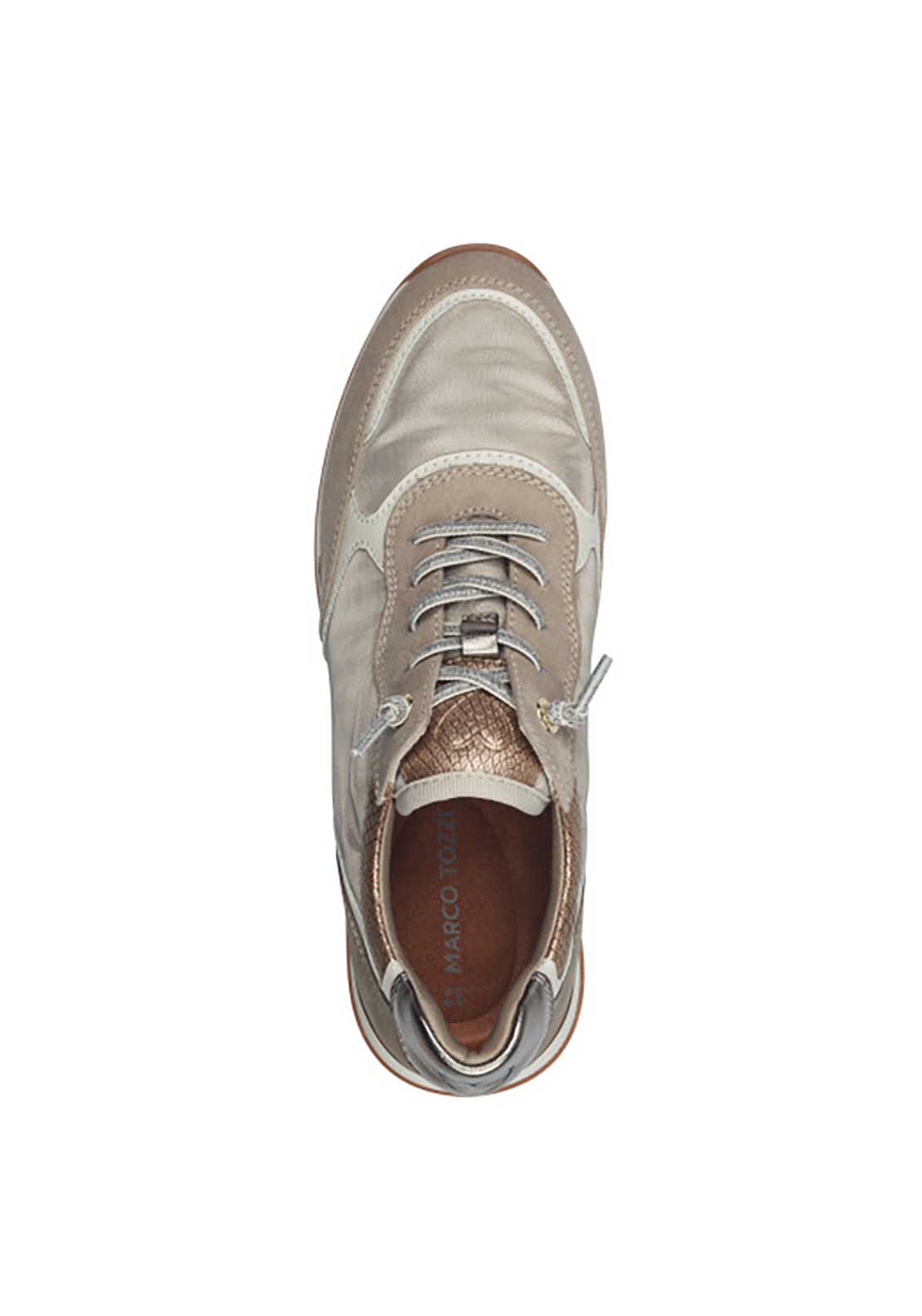 Marco Tozzi Georgia Trainer - Taupe 3 Shaws Department Stores