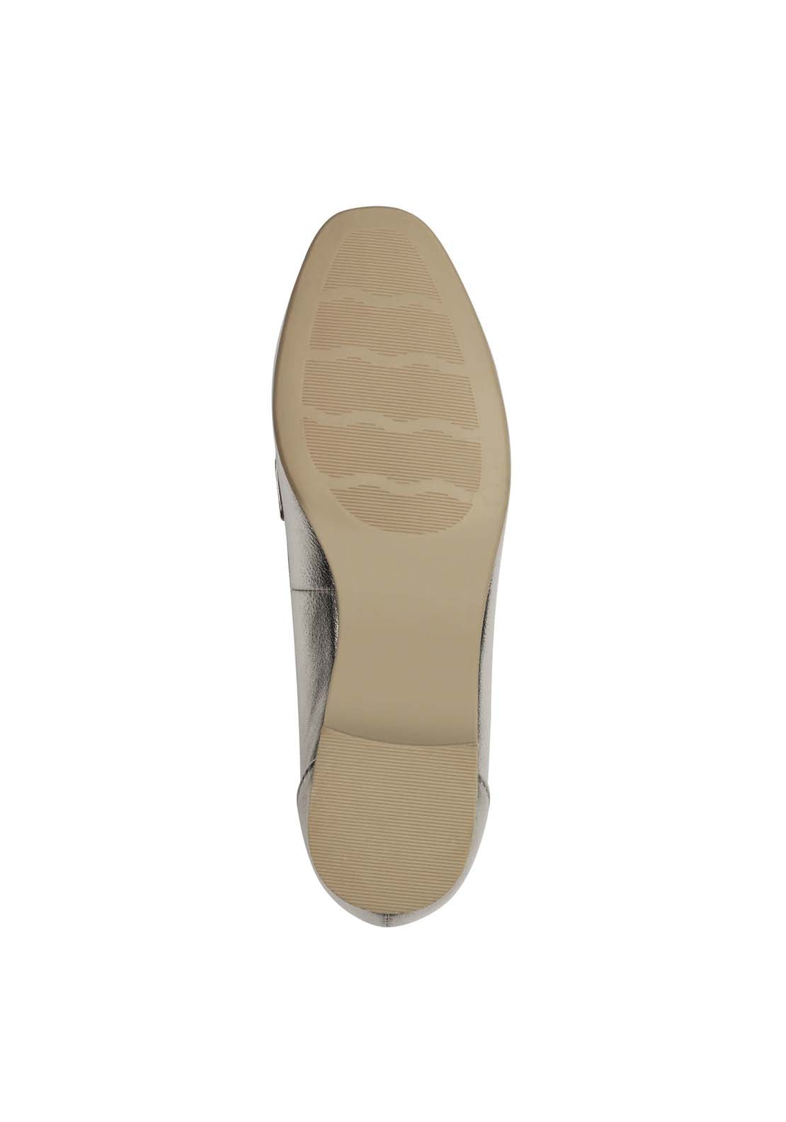 Marco Tozzi Teddy Buckle Loafer - Platinum 5 Shaws Department Stores