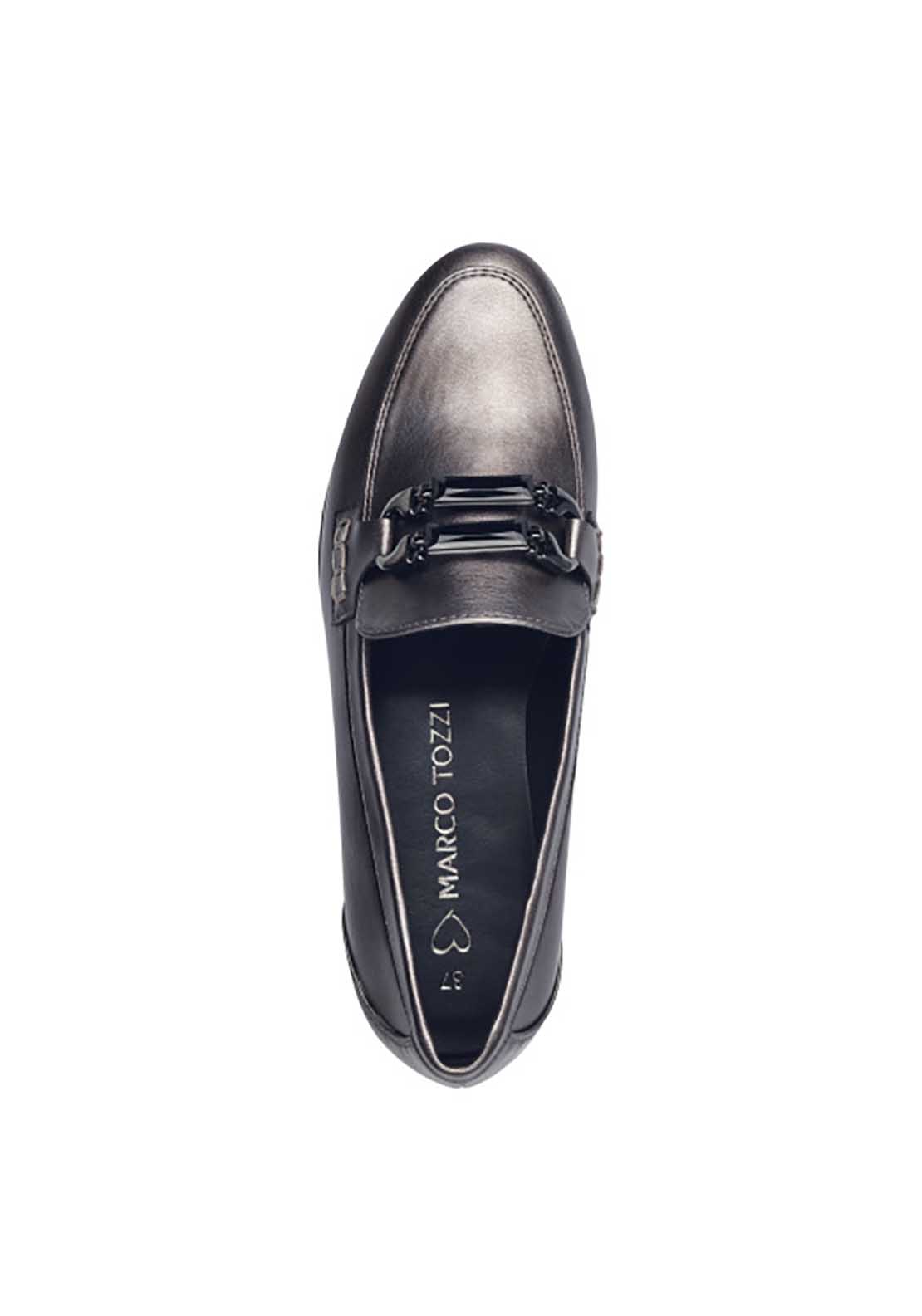 Marco Tozzi Washington Loafer - Pewter 3 Shaws Department Stores
