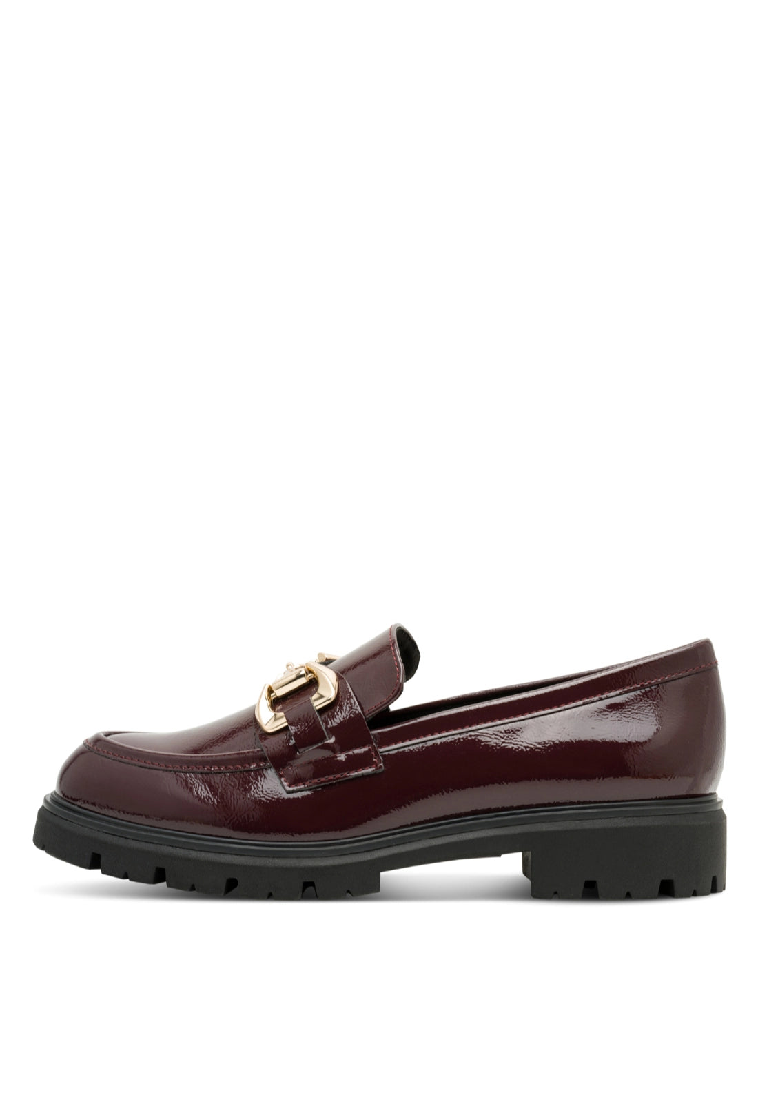 Chunky Bit Detail Loafer - Bordeaux Pat
