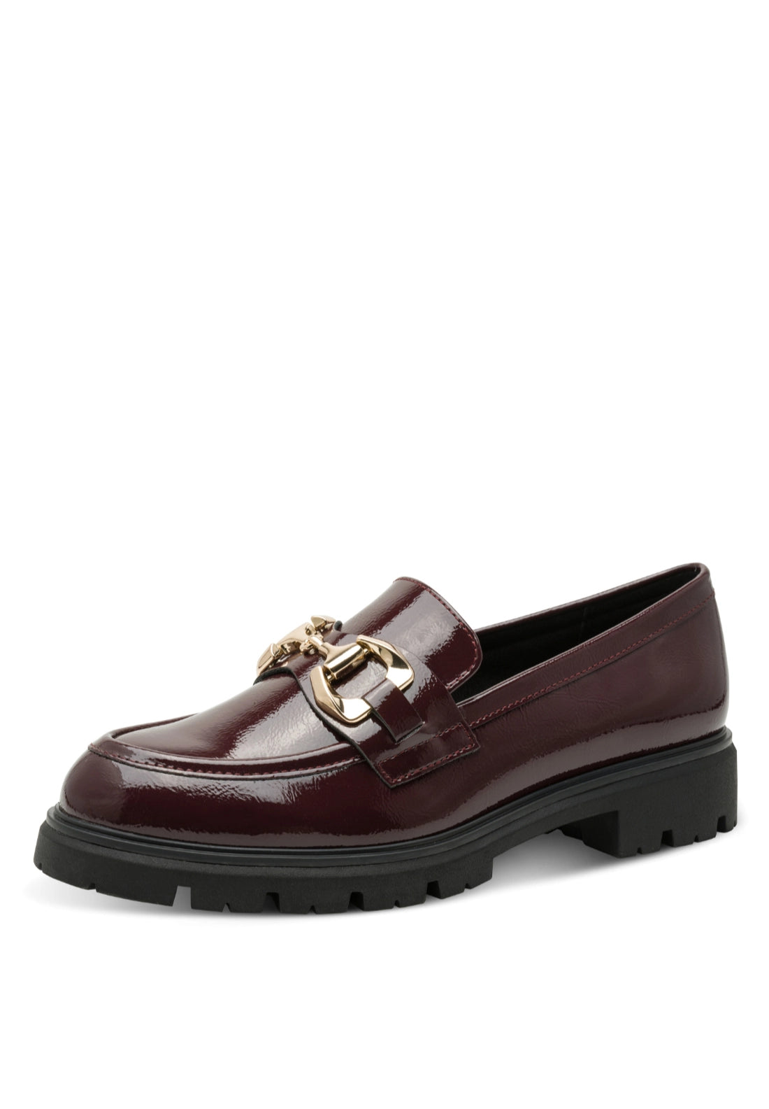 Chunky Bit Detail Loafer - Bordeaux Pat
