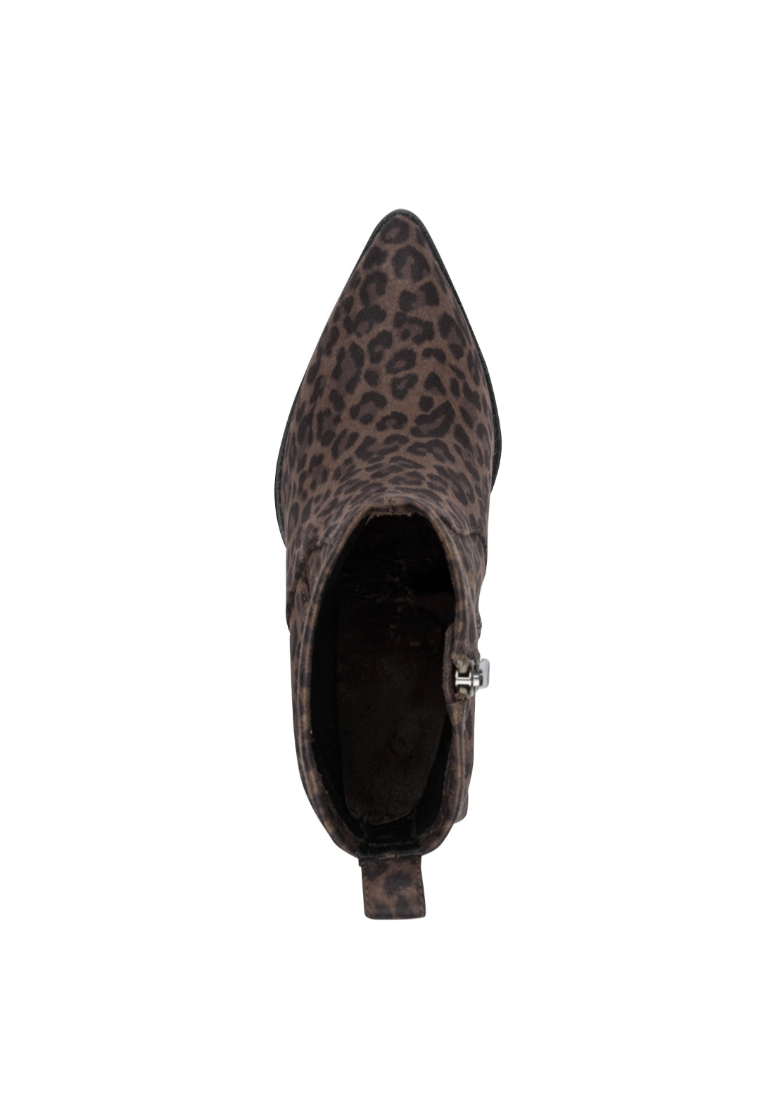 Leopard Print Lo Heeled Boot - Leo Taupe