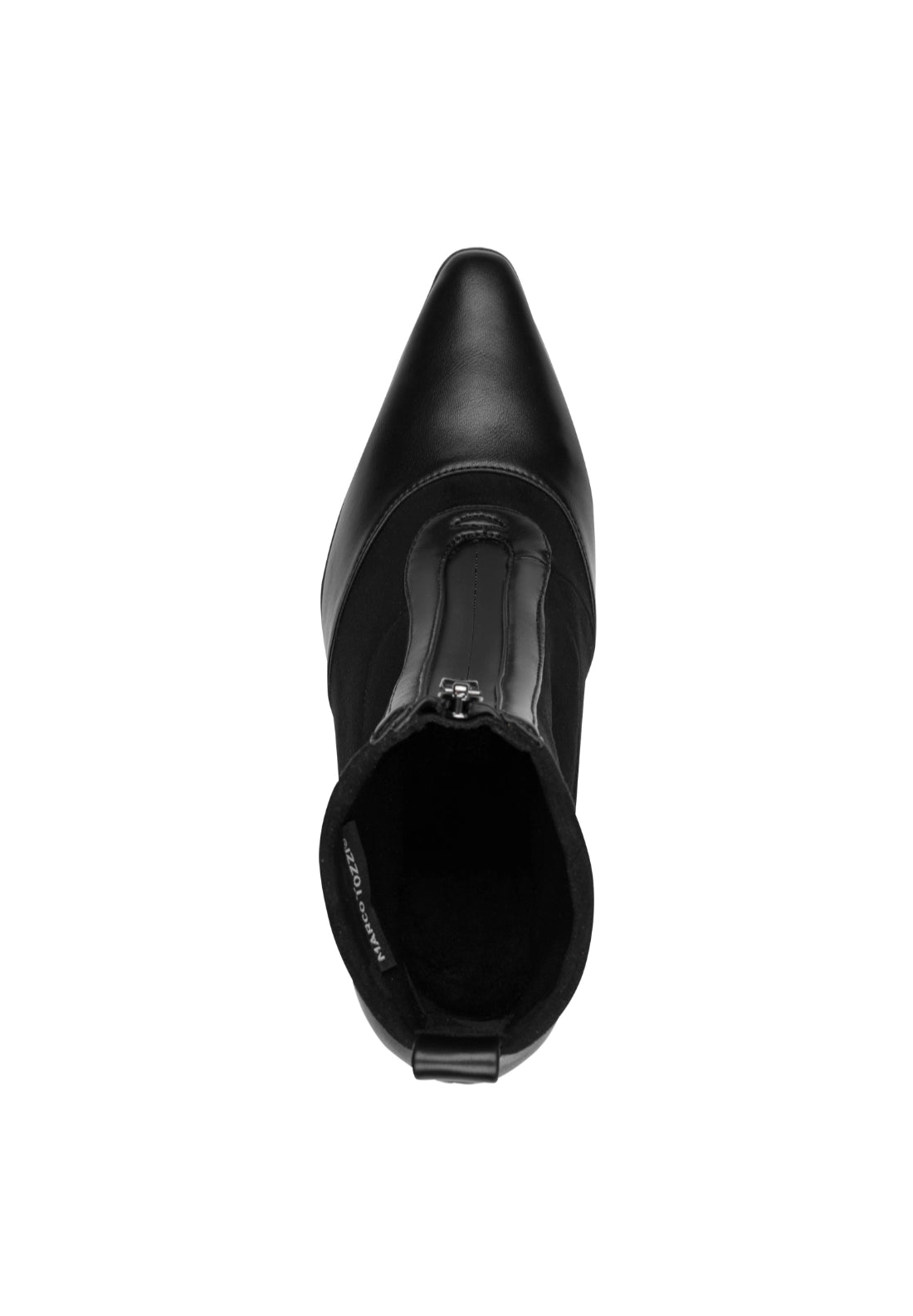 Multi Textile Heel Boot - Black