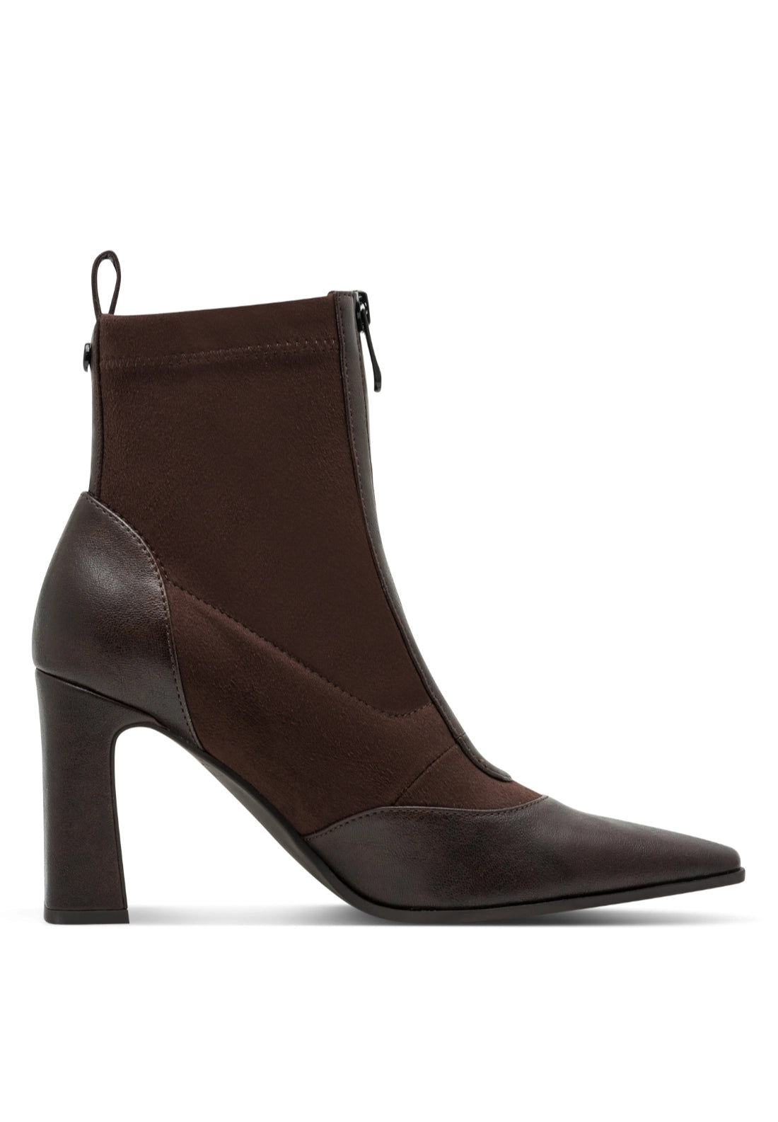 Multi Textile Heel Boot - Mocca Comb