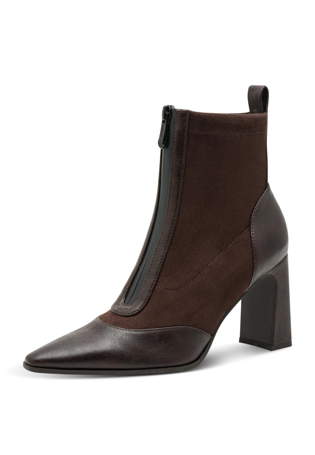 Multi Textile Heel Boot - Mocca Comb