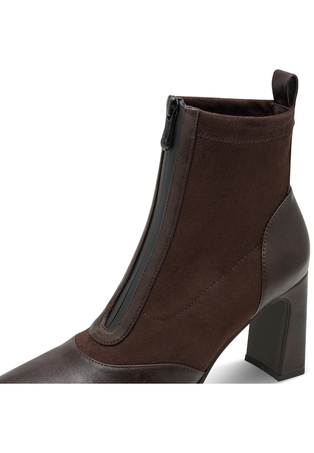 Multi Textile Heel Boot - Mocca Comb