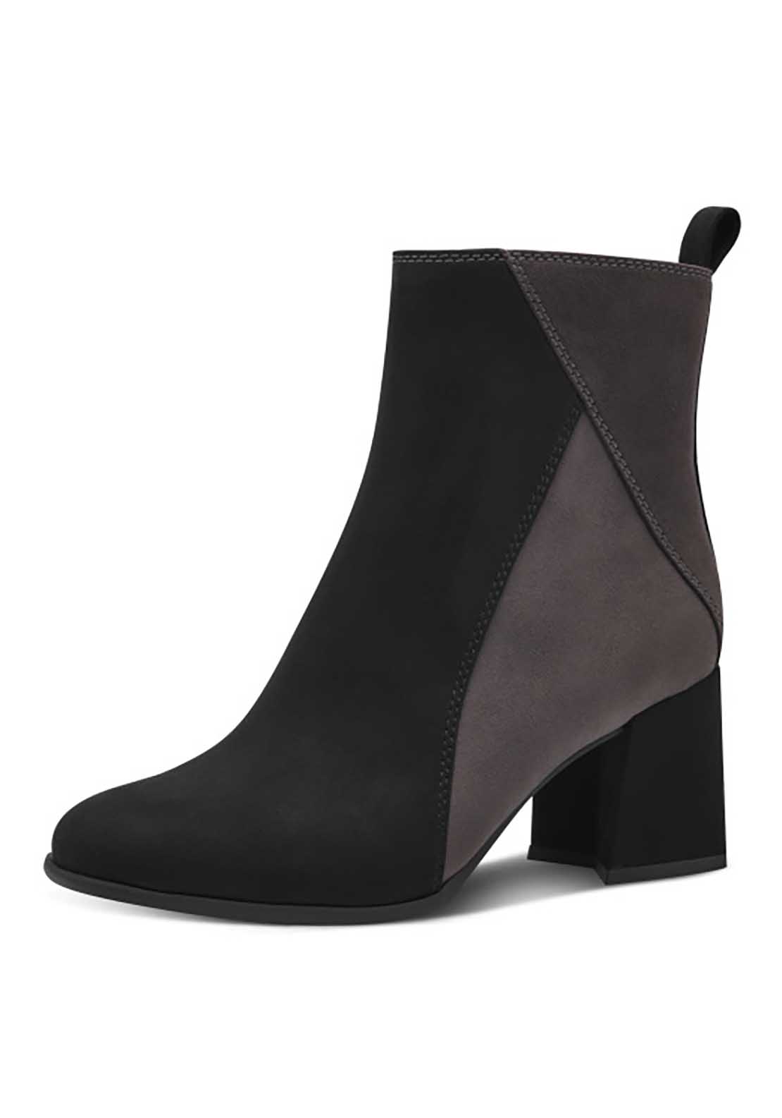 Marco Tozzi Alabama Heeled Boot - Black 1 Shaws Department Stores