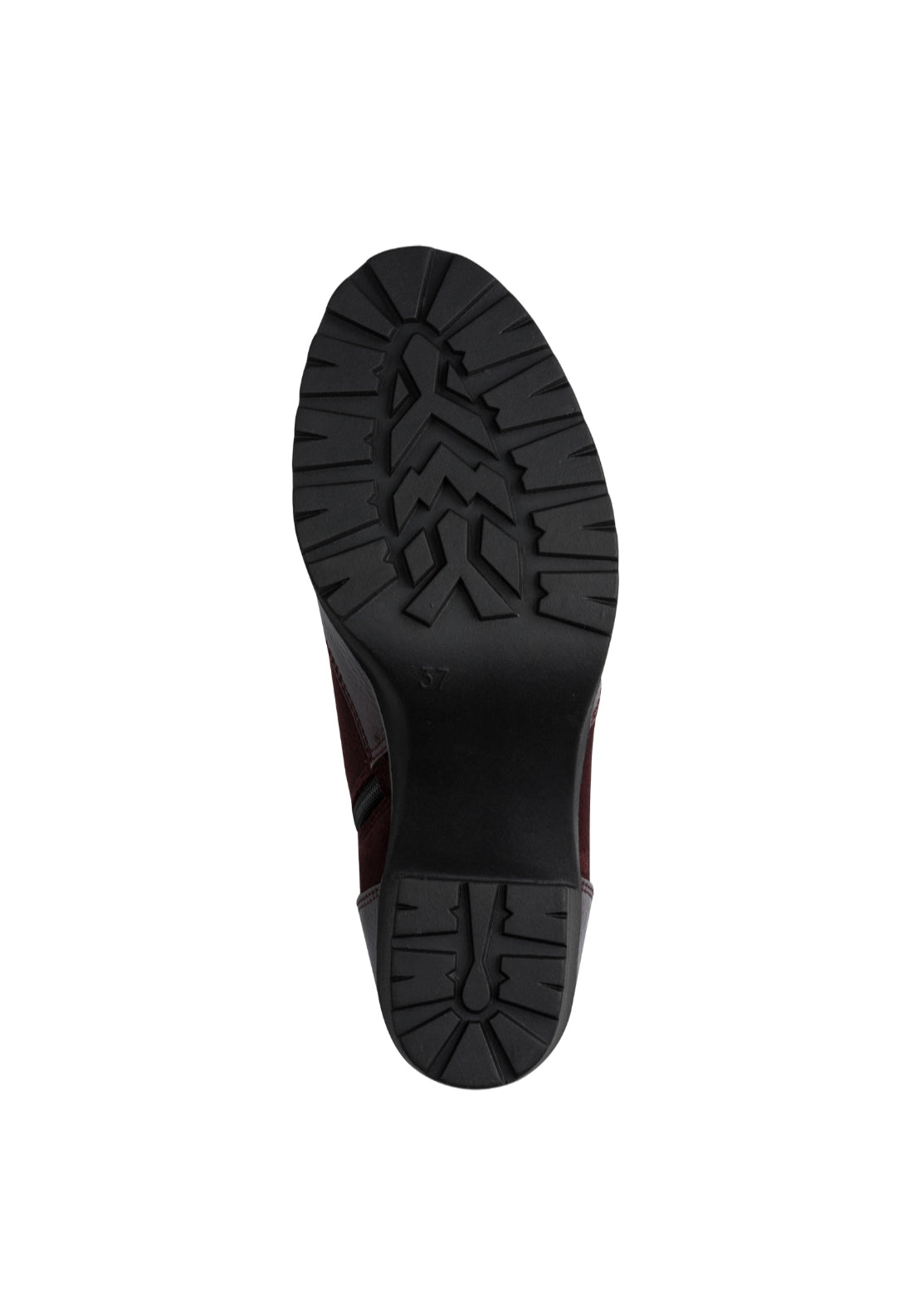 Patent Mix Funky Boot - Wine