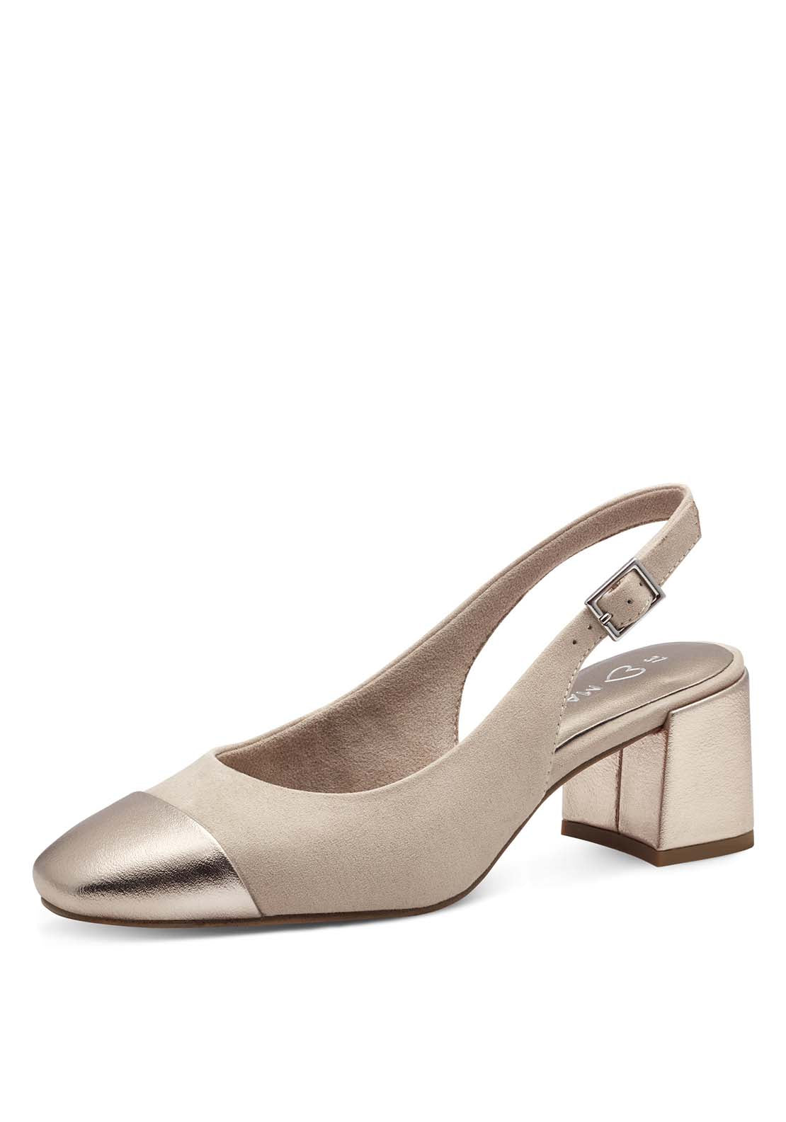 Marco Tozzi Addison Sling Back - Dune Comb 1 Shaws Department Stores