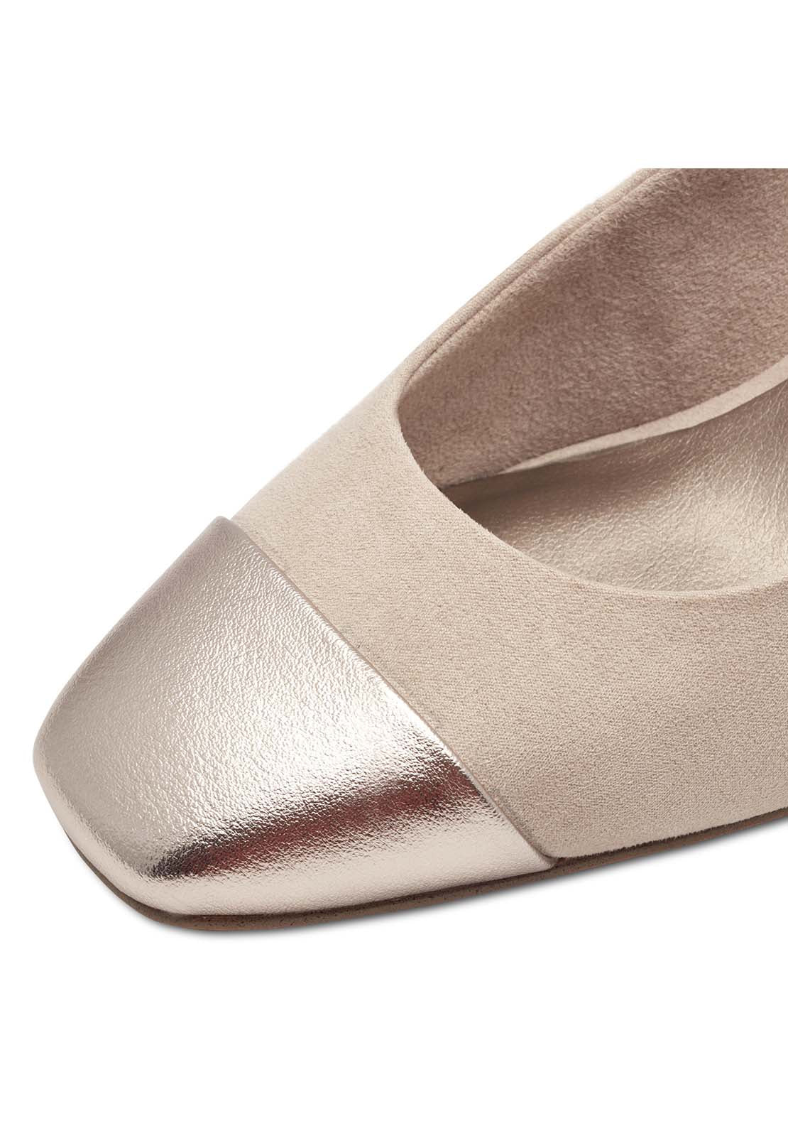 Marco Tozzi Addison Sling Back - Dune Comb 6 Shaws Department Stores