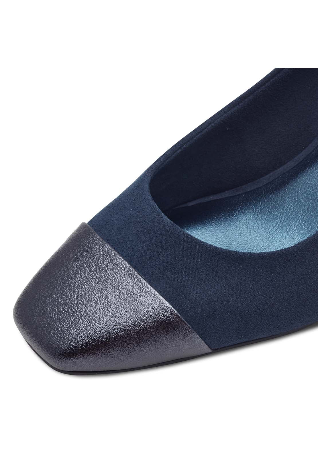 Marco Tozzi Addison Sling Back - Navy 6 Shaws Department Stores