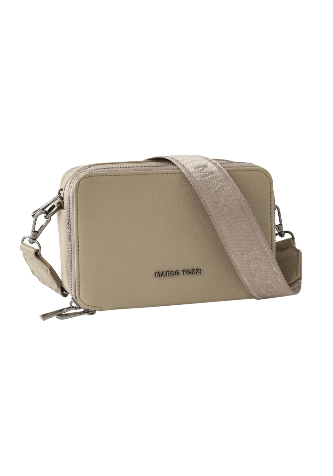 Marco Tozzi Wide Strap Camera Bag - Taupe 4 Shaws Department Stores