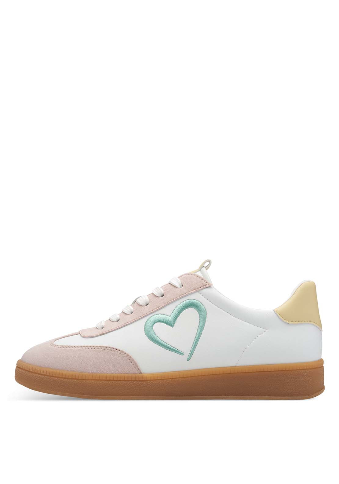 Marco Tozzi Stephanie Trainer - White/powder 2 Shaws Department Stores