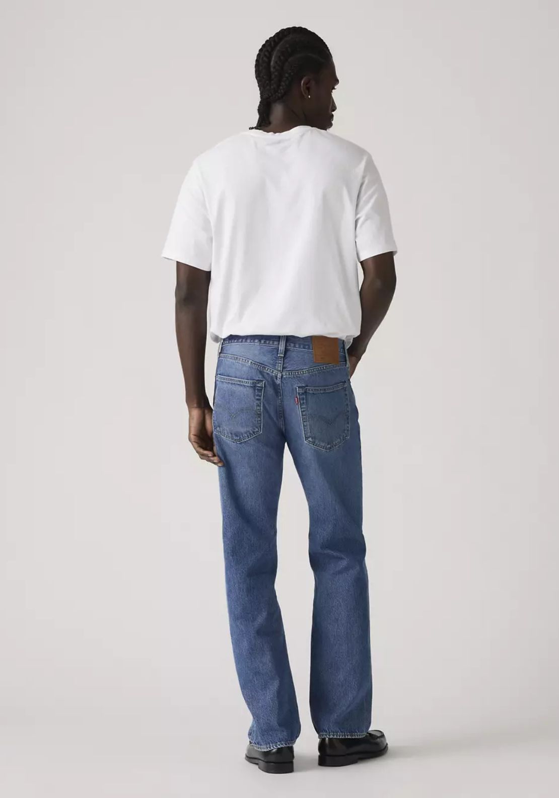 Levis 501 Original Jeans 100% Cotton - Med Indigo 2 Shaws Department Stores