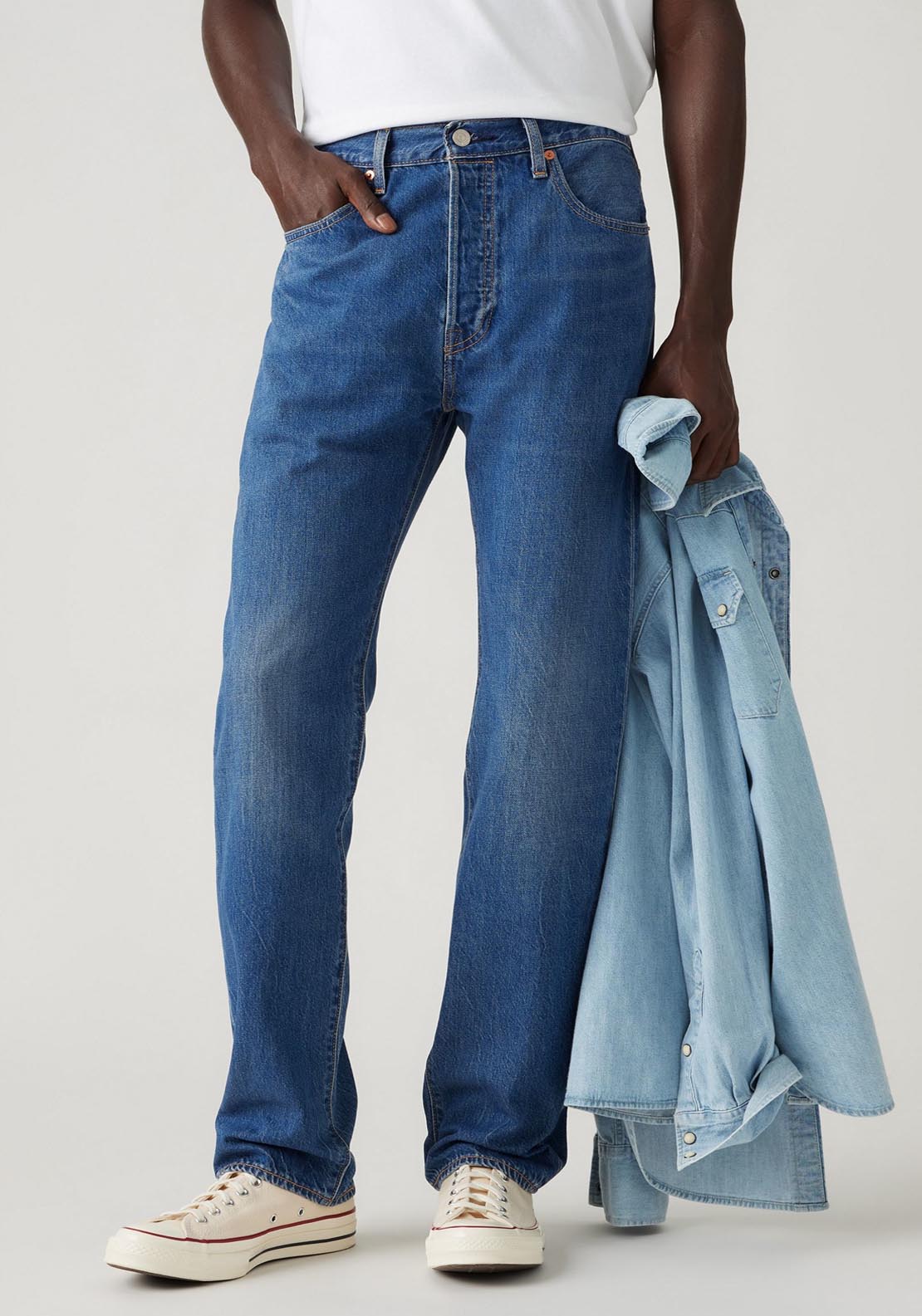 Levis 511 Denim Jeans - Window Pane 1 Shaws Department Stores