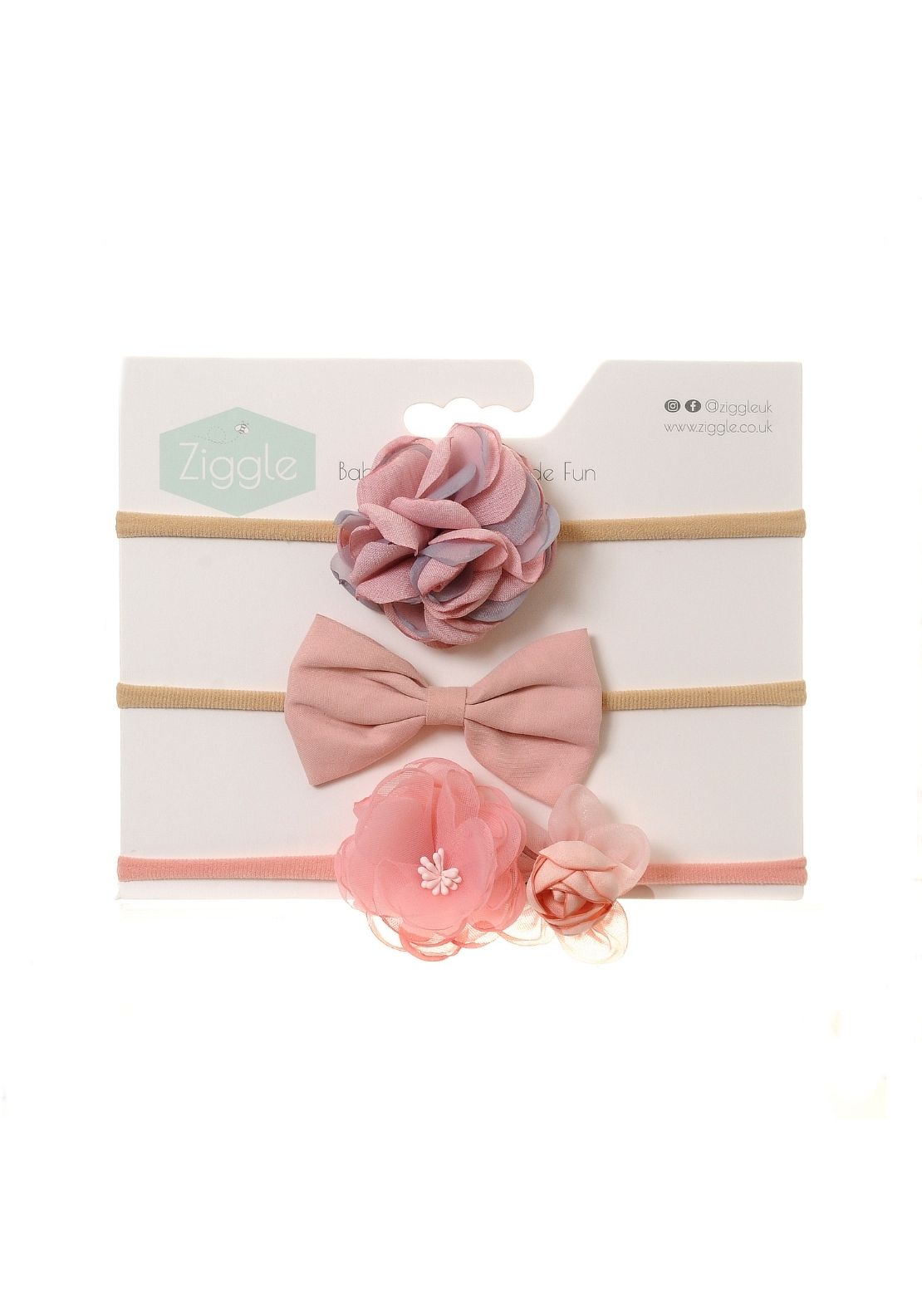 Special Occasion 3 Pack Bows - Pink