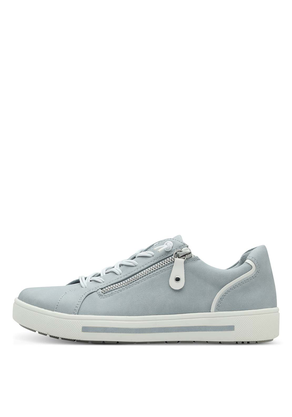 Jana Ladies Lace Up Shoe - Sky 2 Shaws Department Stores