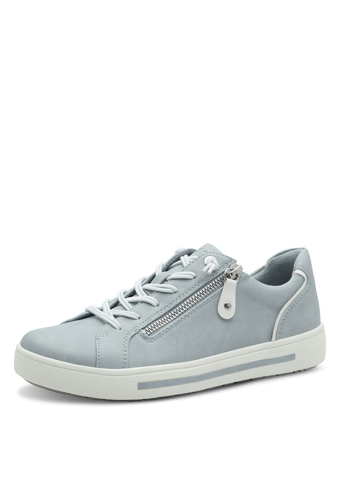 Jana Ladies Lace Up Shoe - Sky 1 Shaws Department Stores