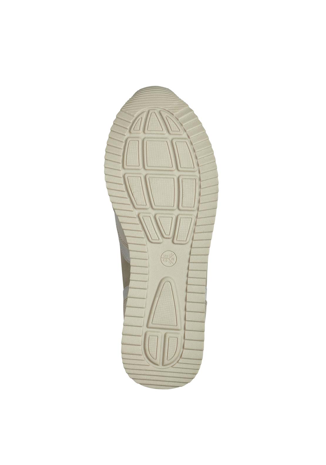 Jana Ladies Lace Up Shoe - Beige 5 Shaws Department Stores