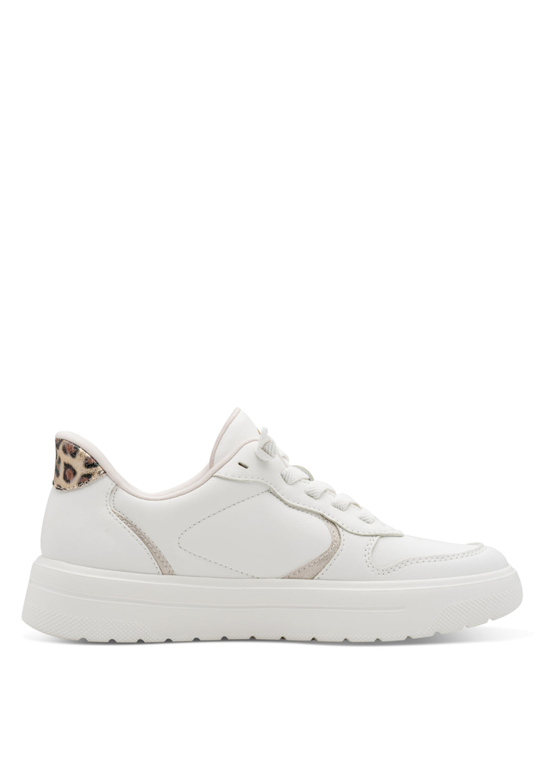 Jana Shoes Chunky Lace Trainer - Off White Comb 3 Shaws Department Stores