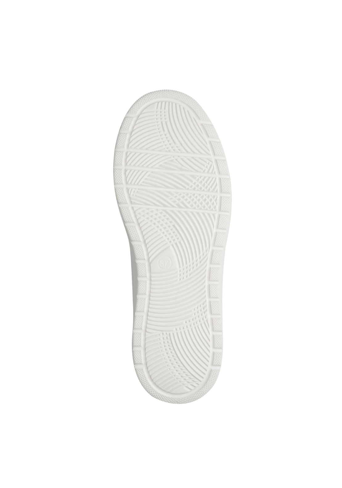 Jana Shoes Chunky Lace Trainer - Off White Comb 5 Shaws Department Stores