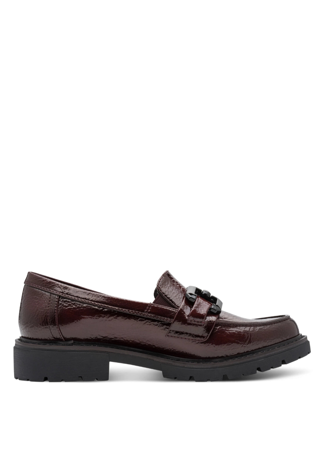 Patent Chunky Loafer - Bordeaux Patent