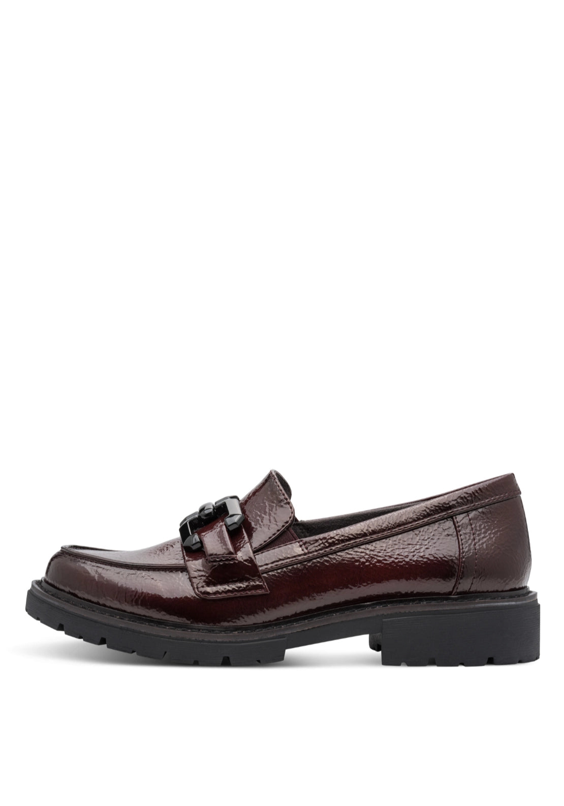 Patent Chunky Loafer - Bordeaux Patent