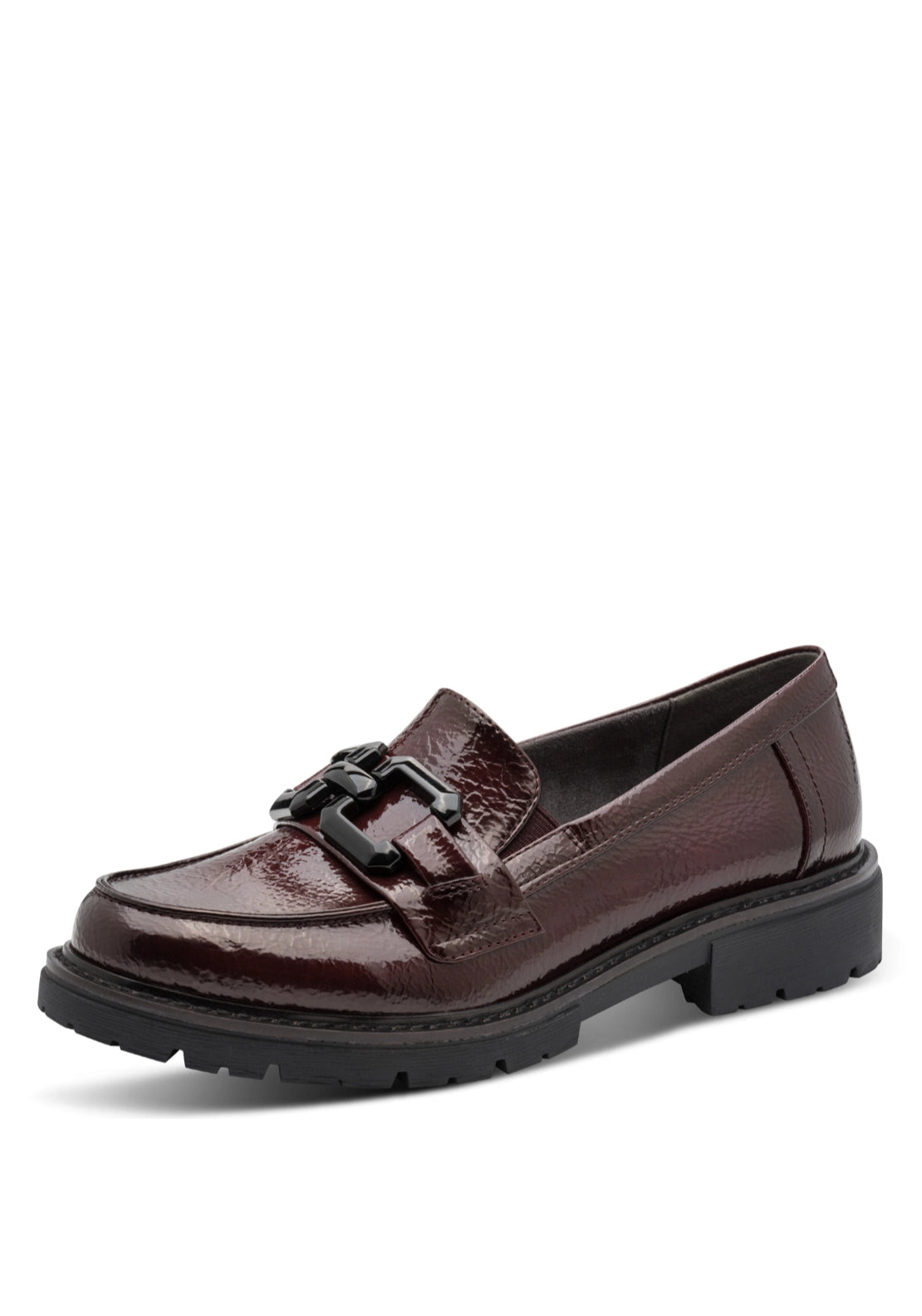 Patent Chunky Loafer - Bordeaux Patent