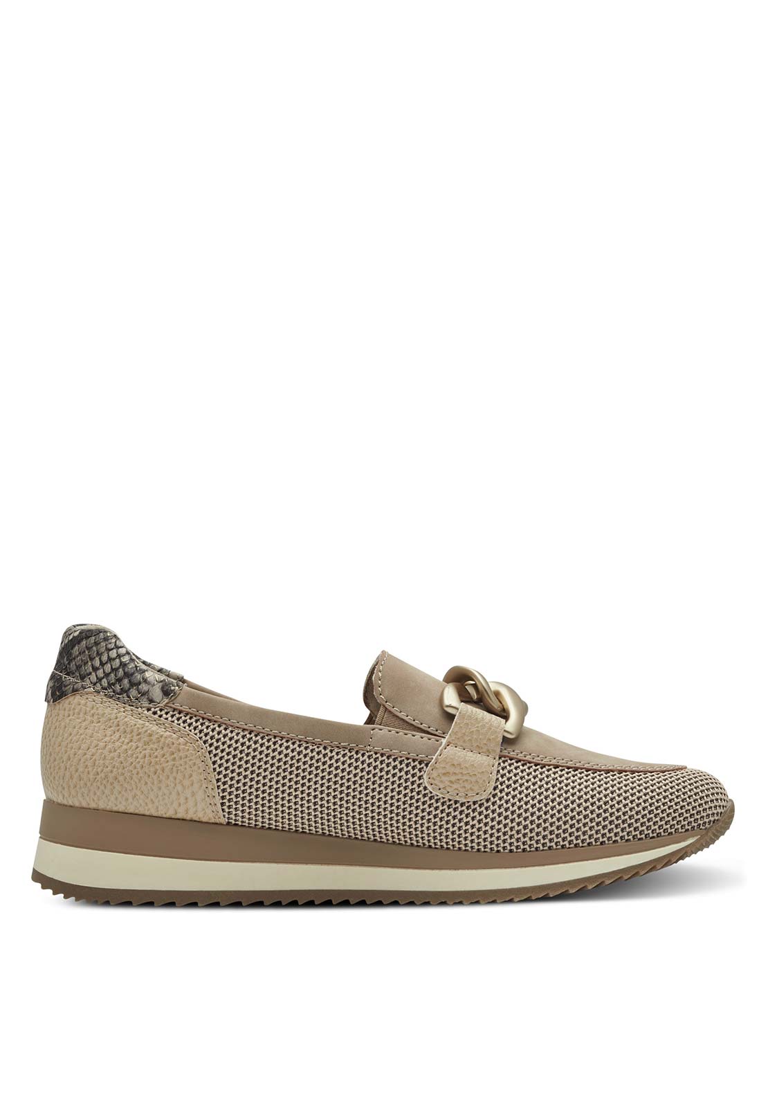 Jana Ladies Slip On Shoe - Taupe 4 Shaws Department Stores