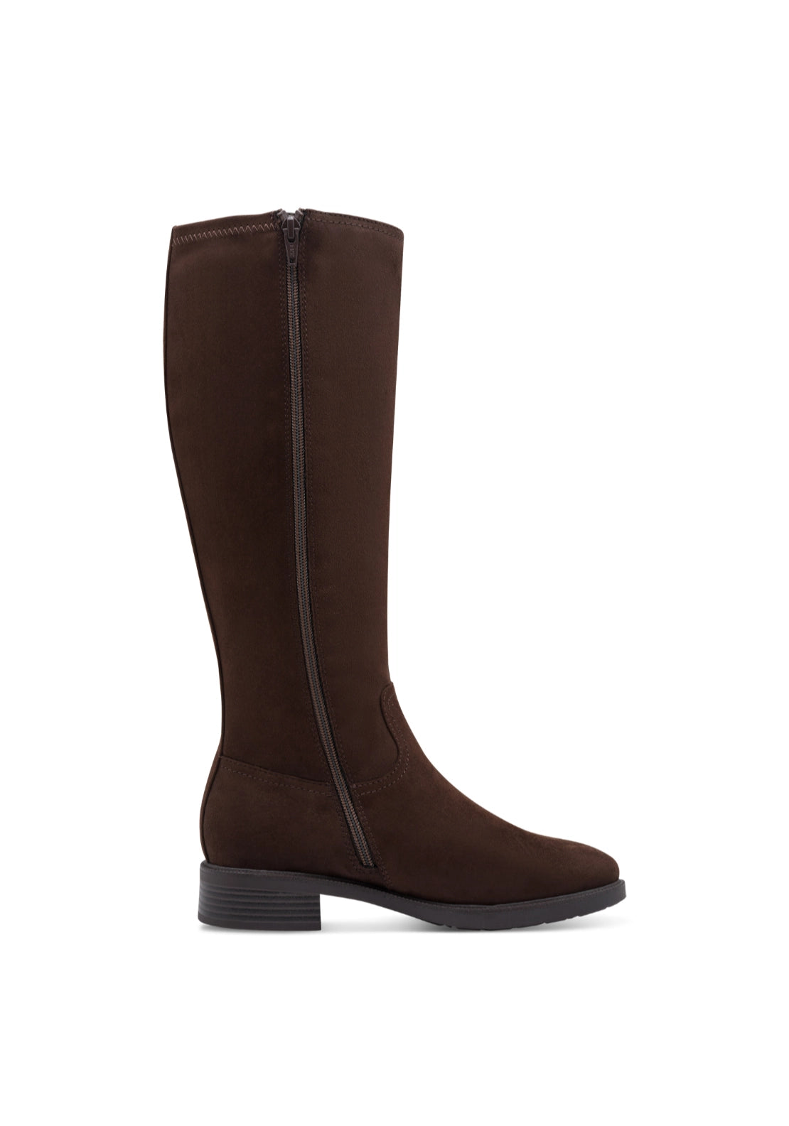 Flat Knee High Boot - Mocca