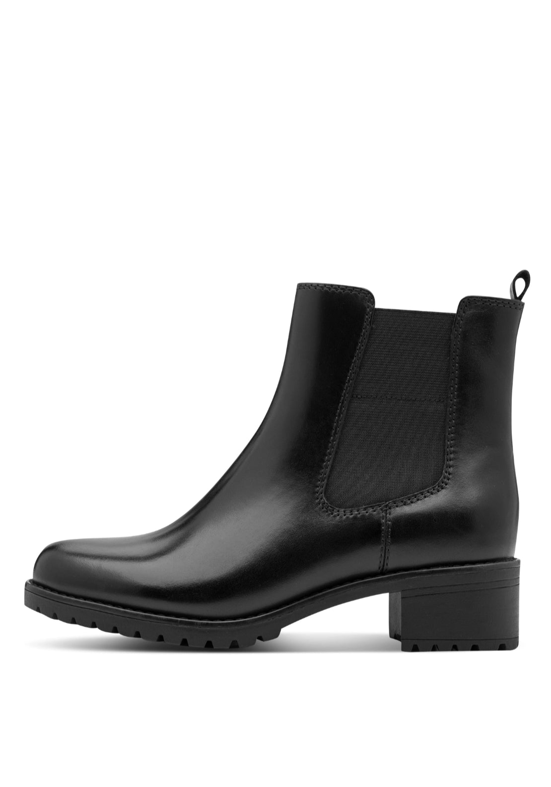Flat Chelsea Boot - Black