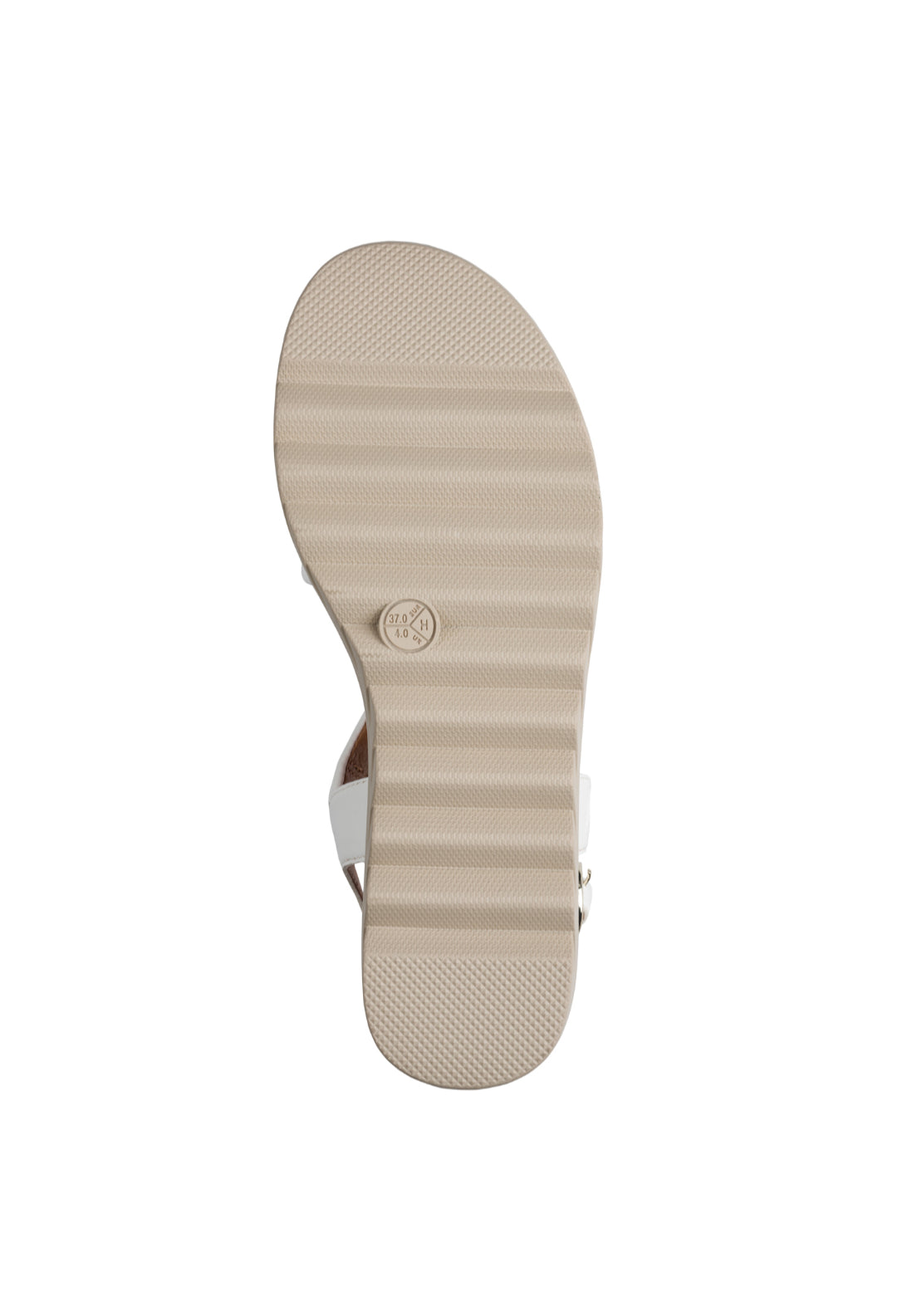 Jana Shoes Twist Stap Sandal - White 5 Shaws Department Stores
