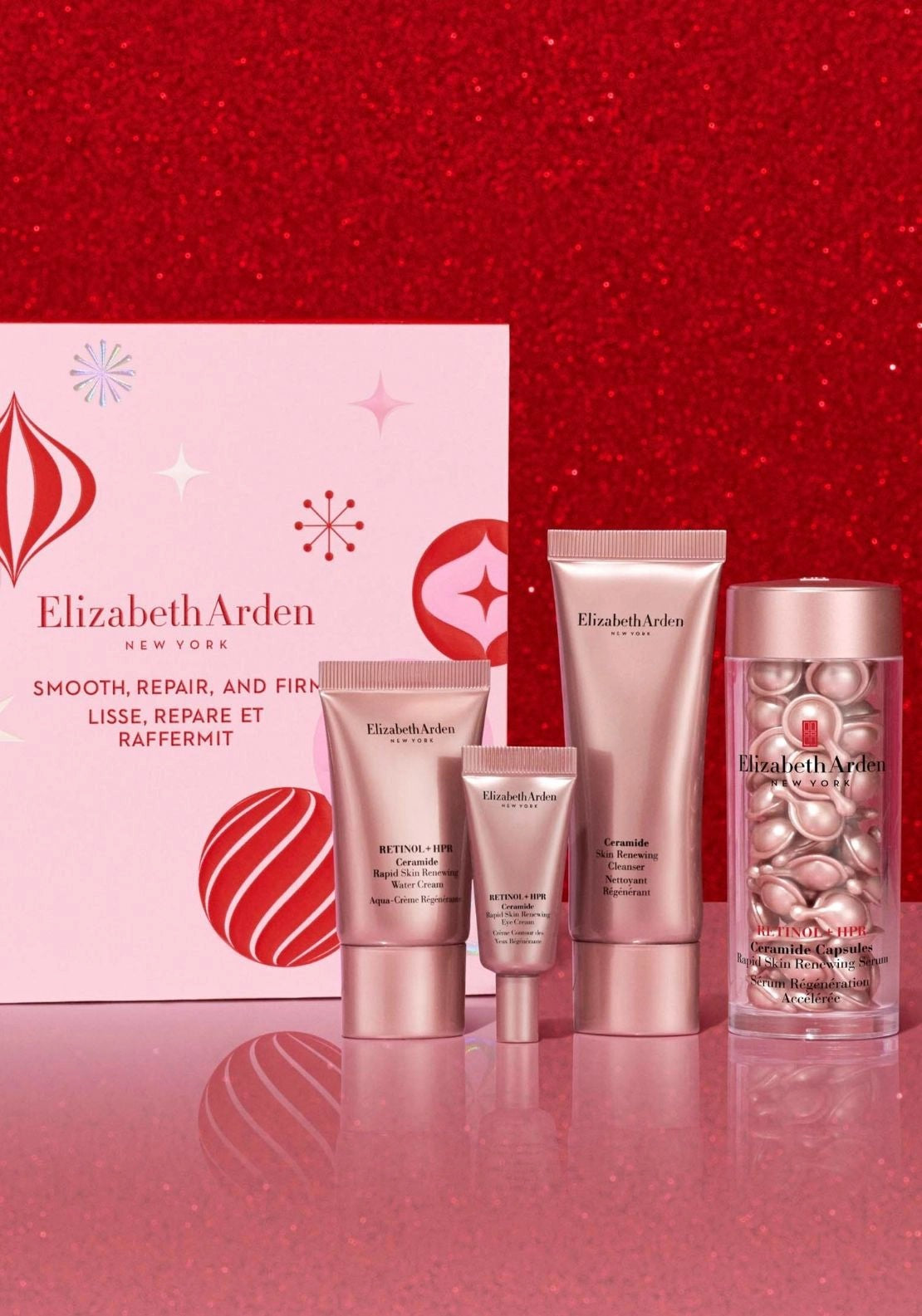 Elizabeth Arden Smooth, Repair, &amp; Firm 4 Piece Holiday Gift Set - No Colour 5 Shaws Department Stores