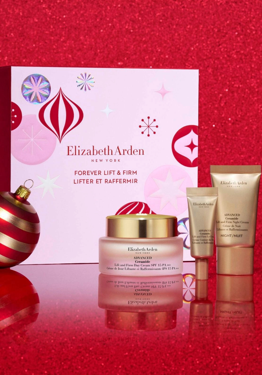 Elizabeth Arden Forever Lift &amp; Firm 4 Piece Holiday Gift Set - No Colour 4 Shaws Department Stores