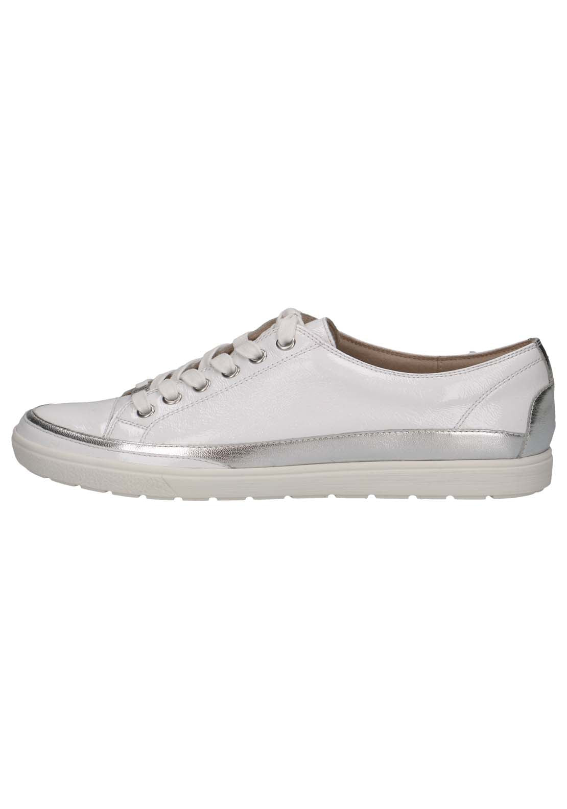 Caprice Emma Comfortable Trainer - White 2 Shaws Department Stores