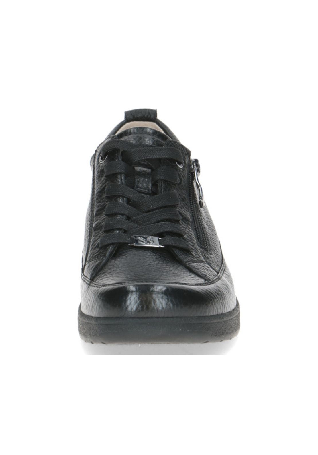 Caprice Side Zip Trainer - Black Deer 3 Shaws Department Stores