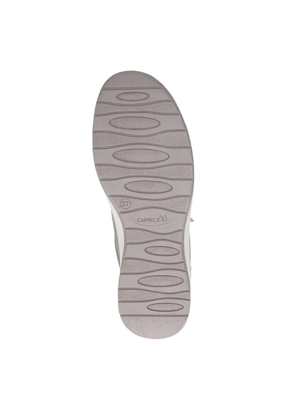 Caprice Ladies Lace Up Shoe - Stone Per.deer 7 Shaws Department Stores