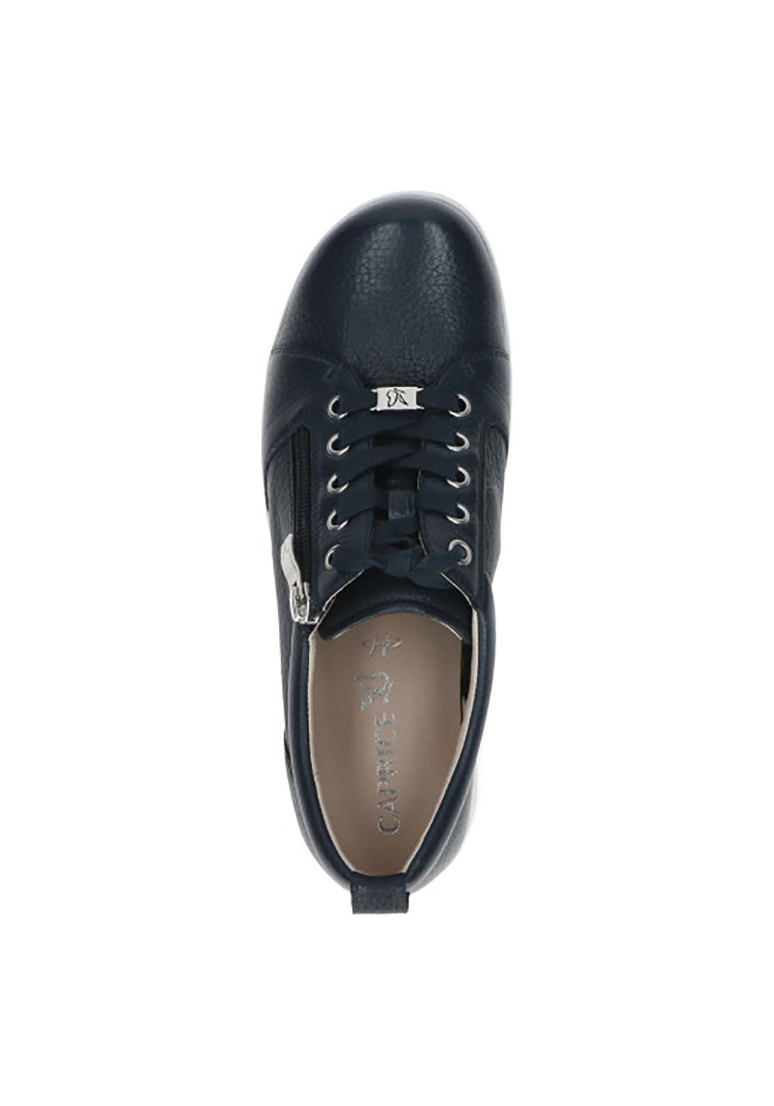 Caprice Ladies Lace Up Shoe - Ocean Deer 6 Shaws Department Stores