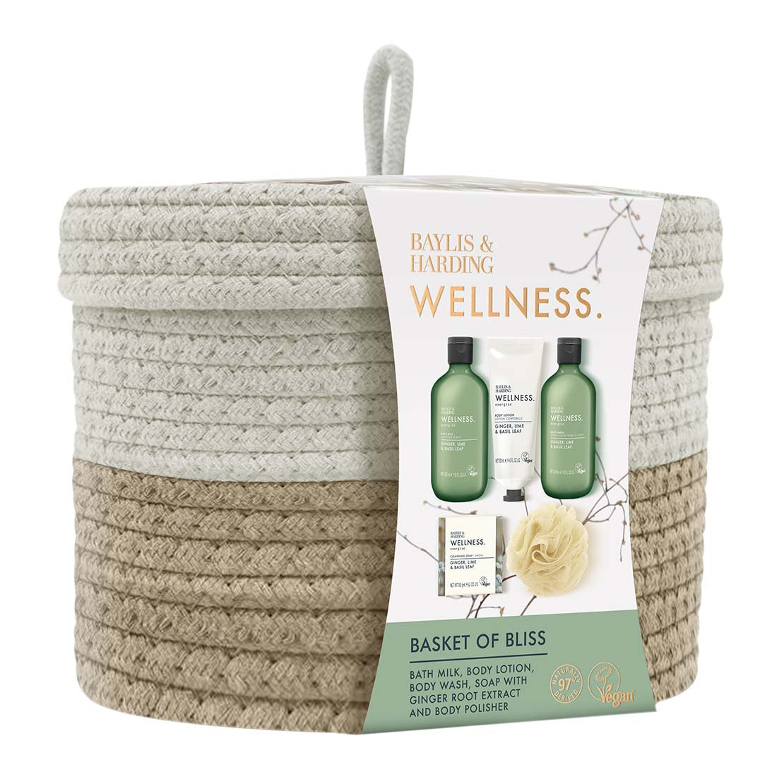 Wellness Basket Of Bliss Gift Set - Multi