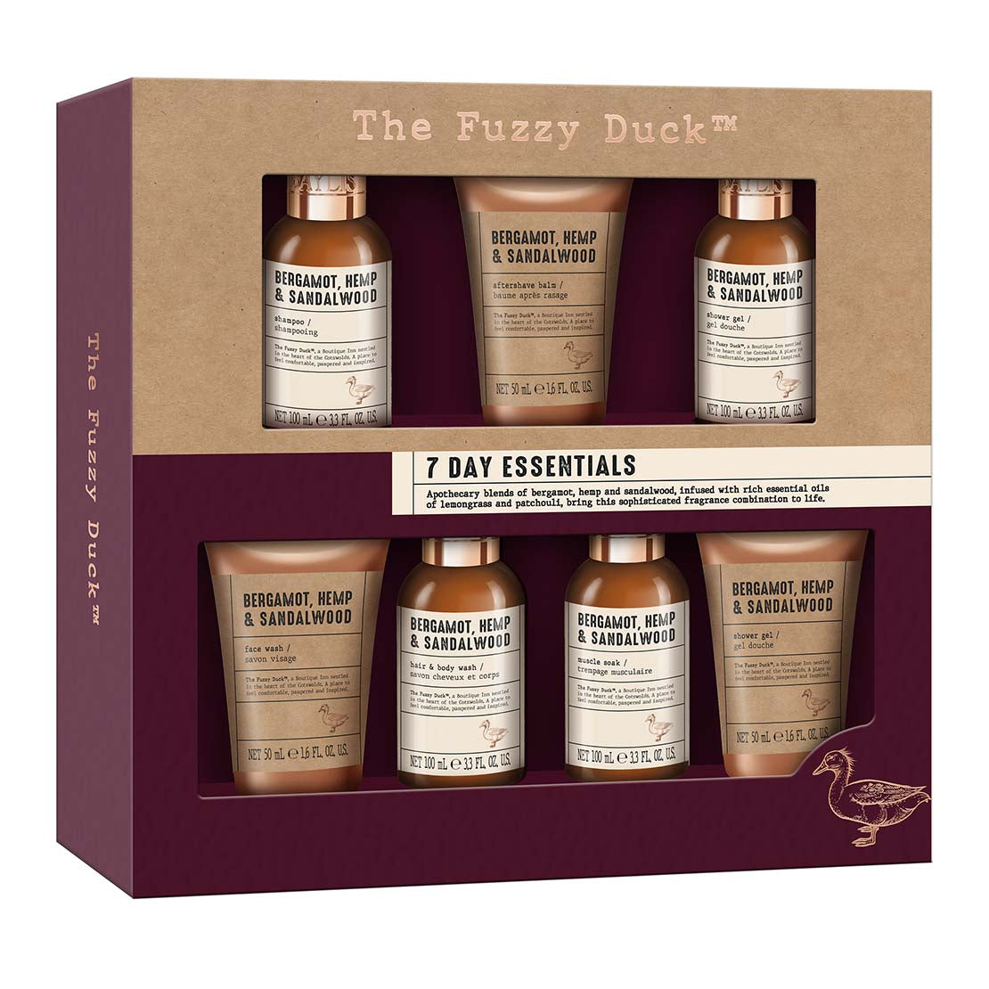 The Fuzzy Duck Bergamot, Hemp &amp; Sandalwood Men&
