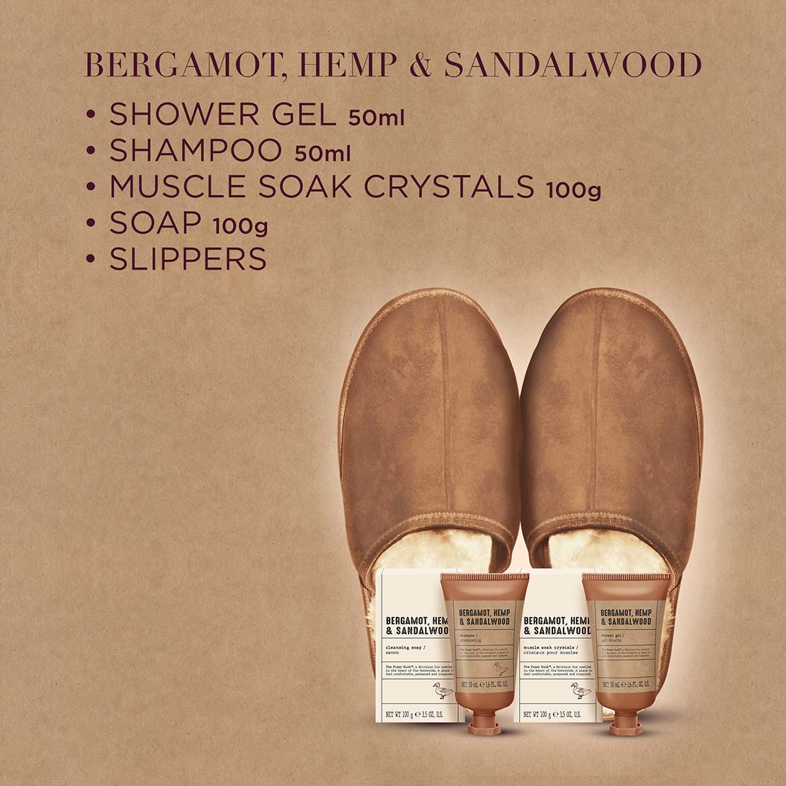 The Fuzzy Duck Bergamot, Hemp &amp; Sandalwood Men&
