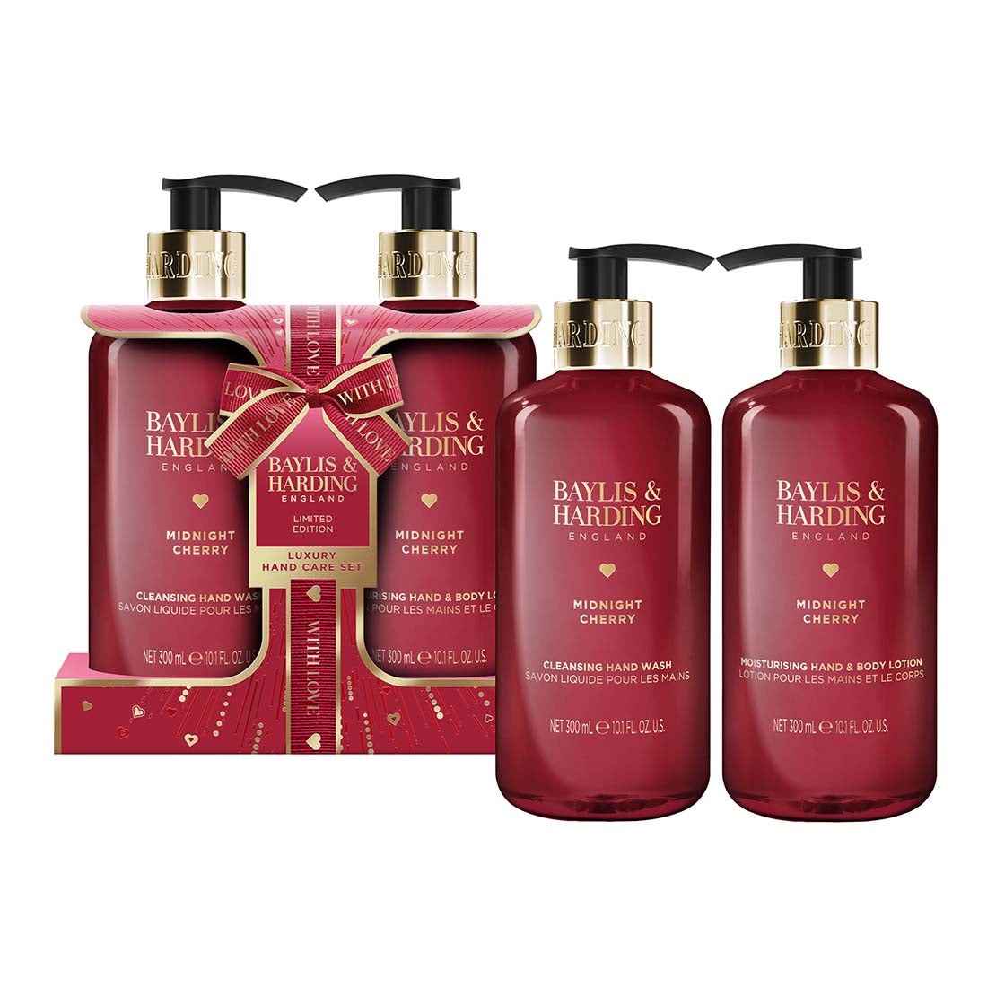 Midnight Cherry Luxury Hand Care Gift Set - Multi