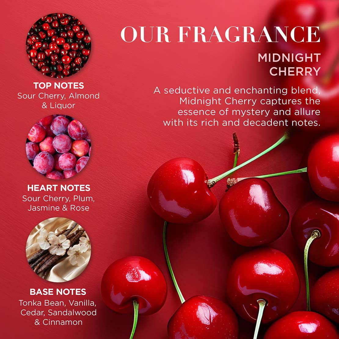 Midnight Cherry Luxury Hand Care Gift Set - Multi