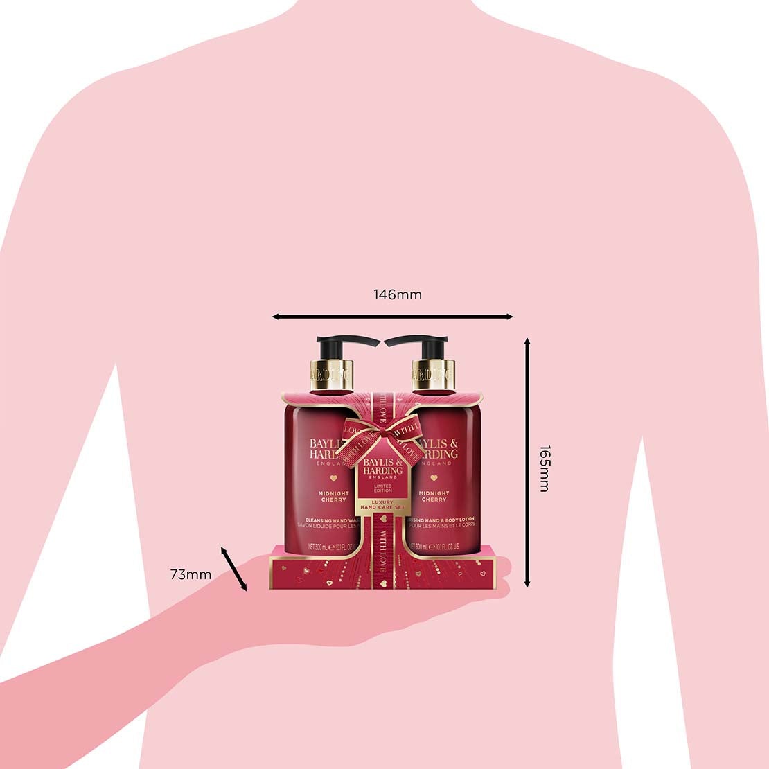 Midnight Cherry Luxury Hand Care Gift Set - Multi