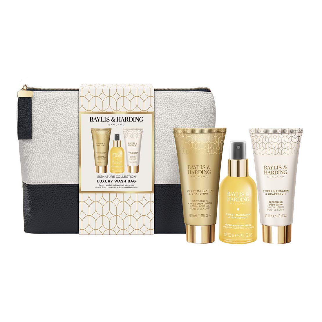 Sweet Mandarin &amp; Grapefruit Luxury Wash Bag Gift Set - Multi